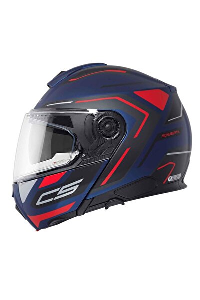 Schuberth Schubert C5 Omega Blue Çene Açılır Motosiklet Kask