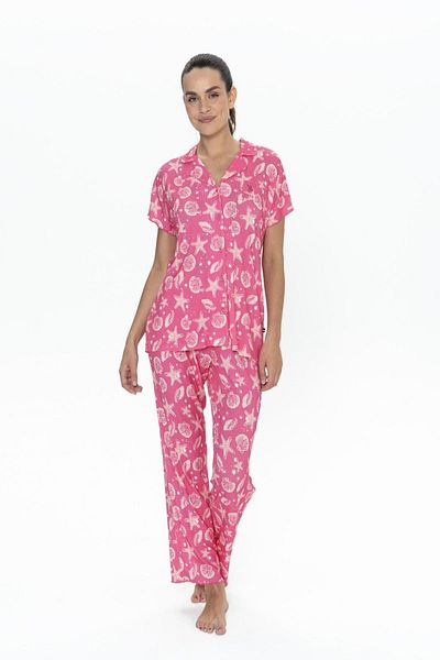 U.S. Polo Assn. Women's Fusya Short Sleeve Pajama Set U.S. Polo Assn. 20084