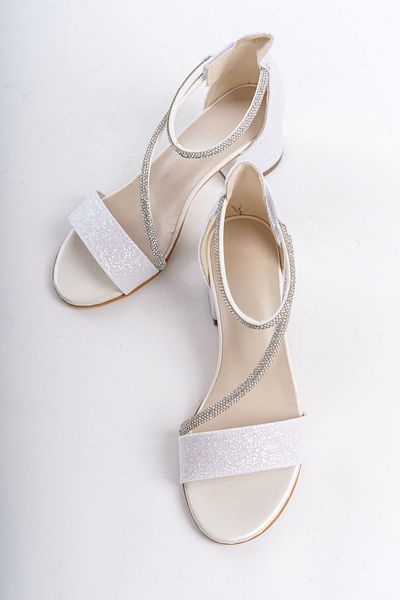 owwox club Owwox Kids; Girls, Mother-Of-Pearl, Anti-Tarnish Stone Shoes