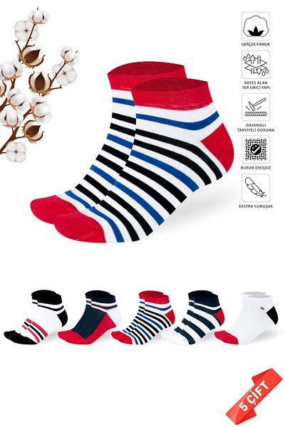DAYCO Безшевни чорапи за трекинг Premium, чифт от 5 - 752 Assorti 40-44 PTK