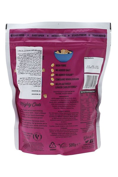 Mornflake Mighty Oats Fruit, Nut & Seed Granola 500g