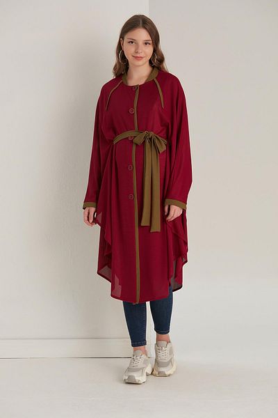 Işşıl 4396-pregnant Air Conditioning Fabric Cool Poncho