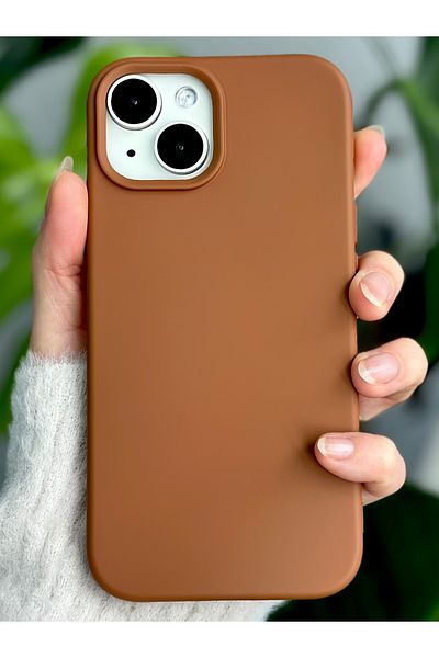 Go Aksesuar حافظة إطلاق من السيليكون السائل المقاوم للبقع من الداخل متوافقة مع هاتف Iphone 14 Plus و15 Plus