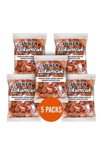 Ülker ULKER LOKUMCUK MANDARIN 1KG (PACK OF 5)