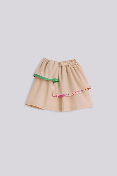 Lia Lea Bg Store Beige Skirt for Girls