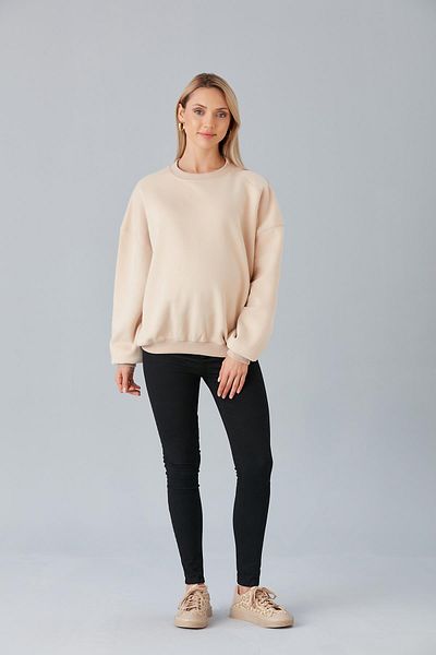 Işşıl IŞIL 6487-Three Thread Ribbed Maternity Sweatshirt