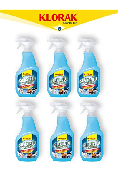 Klorak SİLİKONLU TEMİZLEYİCİ 800 ML 6 ADET