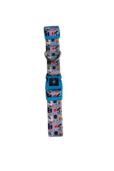 PAWLOOK Woof, Dog Collar, Dog Walking Strap, Set of Two