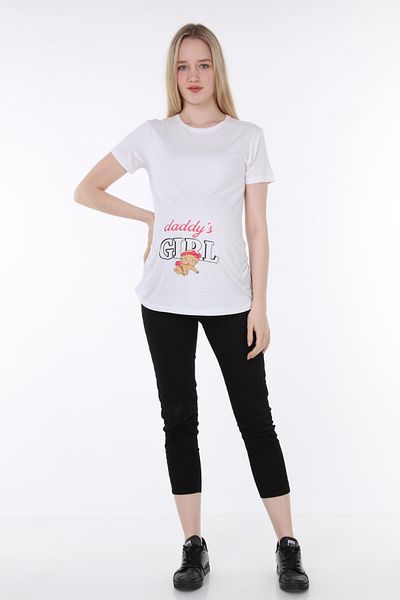 Işşıl 4477-Tricou cu mânecă scurtă de maternitate din viscoză pentru fetiță
