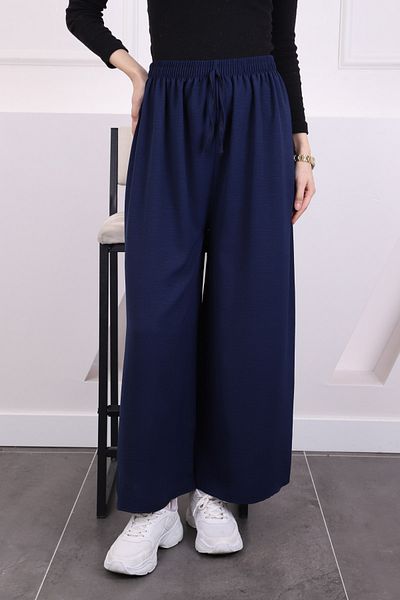 İmajButik Μπλε Navy Φαρδύ παντελόνι Ayrobin