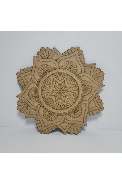 Destina Ahşap Mandala Boyama Seti Ekonomik Seri "Model 57"