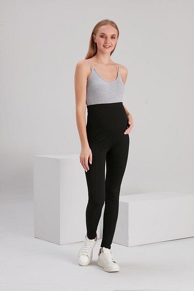 Işşıl 3129-iarbă, cusături din oțel, pantaloni de maternitate, jambiere