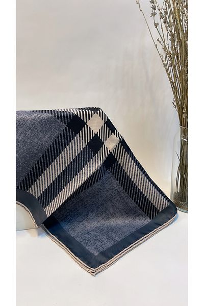 Onur Scarf - Women's Cotton Plaid Soft Scarf