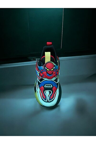 pepino ERKEK ÇOCUK ÇİZGİ KAHRAMAN FİGÜRLÜ HAFİF KAUÇUK TABAN CIRTLI ORTOPEDİK IŞIKLI GÜNLÜK AYAKKABI