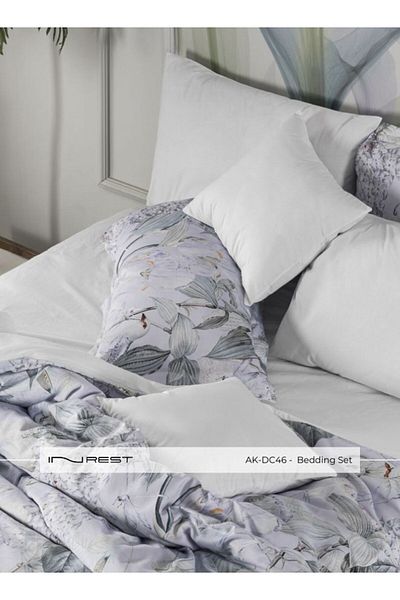 INREST Twill Single Duvet Cover Set (Without Filling) Cotton 100% Single Size 160x230 cm - 5 Pieces