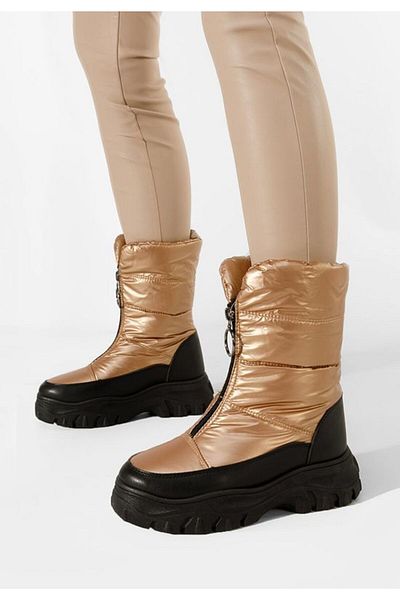 B T Shoes Apreschiuri dama champagne Beneda