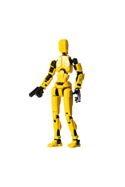 CeymSTecH Çok Eklemli Hareketli Robot Yap Boz Kukla Aksiyon Figürleri Oyuncak...