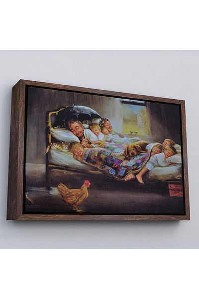 Harita Sepeti Geometrie abstractă modernă, pictată manual, față frumoasă, pictură murală pe pânză