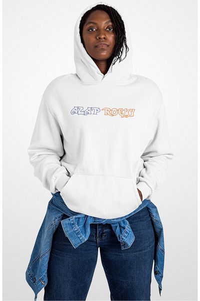 Fuddy Moda Oversize Asap Rocky Calmness Cover Sweatshirt Unisex Rapper Themed Hoodie