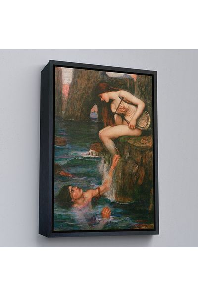 Harita Sepeti John William Waterhouse 1849-1917 Anglia cu cadru auriu Pictură murală