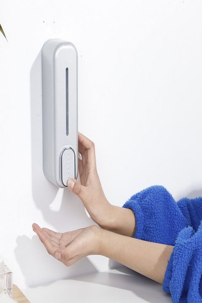 hayret sepeti Aesthetic and Practical Solution for Bathrooms: Wall Mounted Soap Dispenser