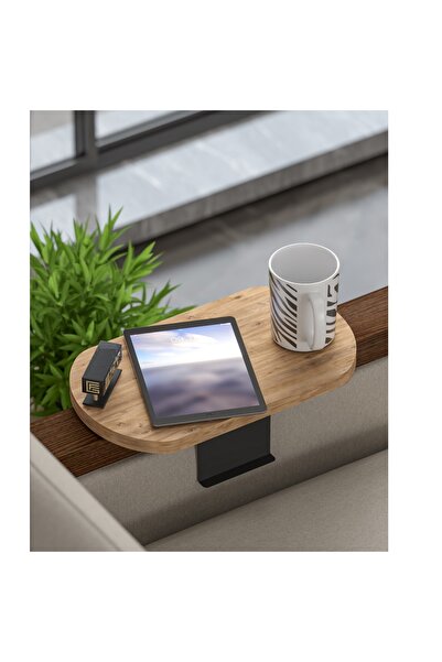 HOMS Side table, Verla Homs, walnut, adjustable, 25042