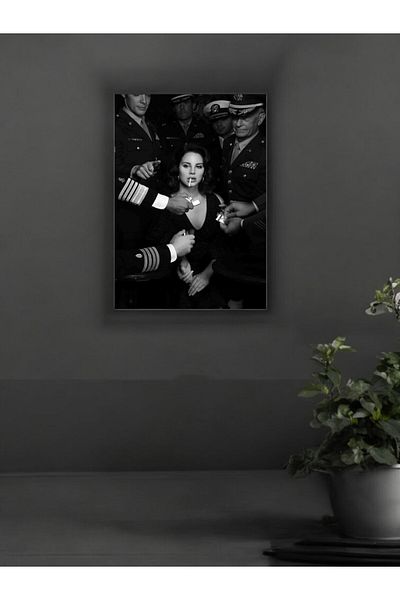 Major Selection Tablou din lemn Lana Del Rey 20 x 30 cm Model 1