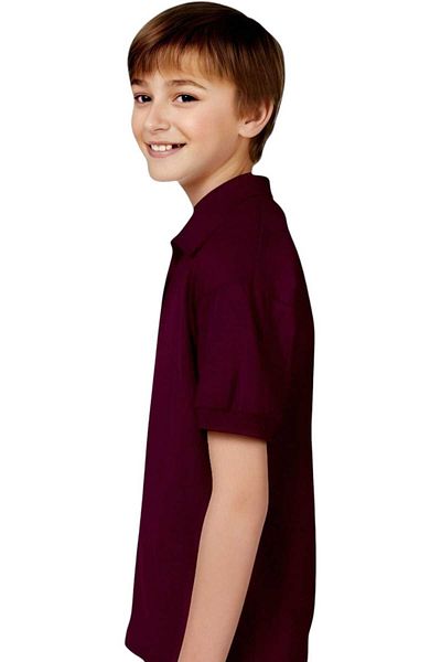 Uniquerrs Tricou cu gât polo pentru băieți - 100% bumbac, uniformă casual și școlară