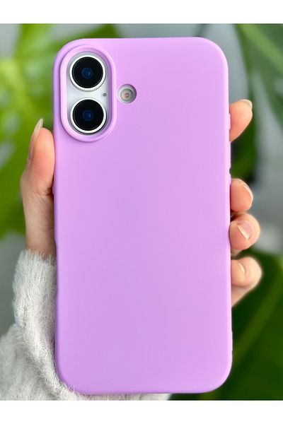Go Aksesuar حافظة إطلاق من السيليكون المرن المقاوم للبقع مع مخمل داخلي متوافق مع هاتف Iphone 16