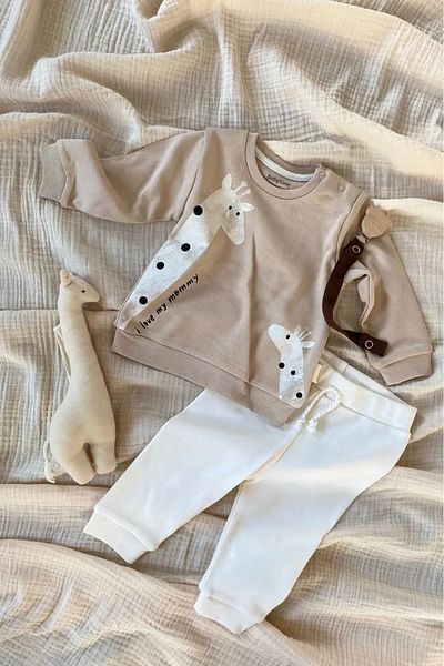 BabyCosy Zufi 100% Organic Cotton Bottom-Top Set