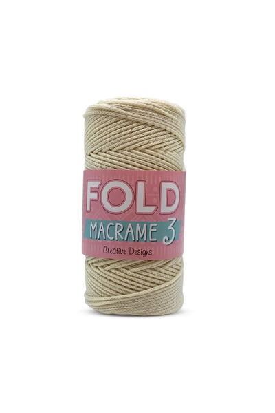 FOLD Yarn Makrome No:3 - 017 Polyester Makrome 1 Mm - 100 gr 115 M Supla Ip Ç...