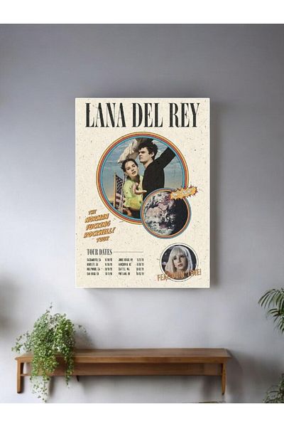 Major Selection Pictură din lemn Lana Del Rey 20 x 30 cm Model 6