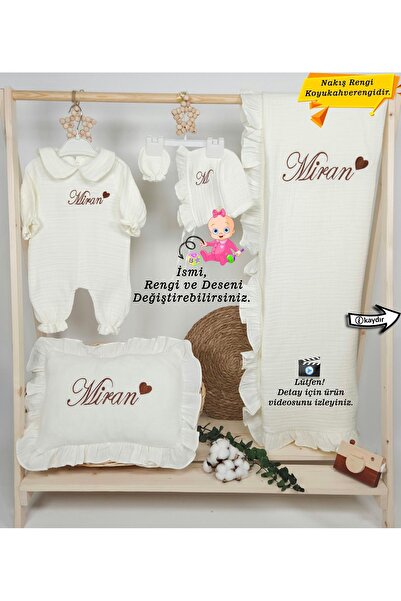 gros shop Yeni Doğan %100 Pamuk Müslin Hastane Çıkış Mevlüt Seti-Takı Yastık(...