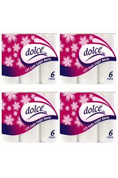 Dolce Kağıt Havlu 6'lı 4 Paket