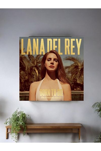 Major Selection Pictură din lemn Lana Del Rey 20 x 30 cm Model 9