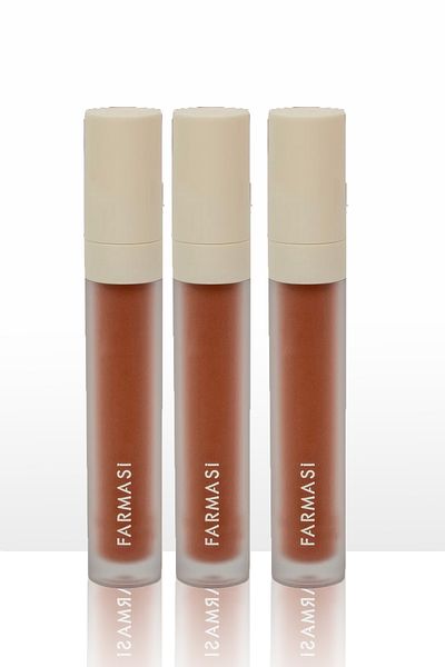 Farmasi 3 Pack Matte Liquid Lipstick 03 Sunset Breeze