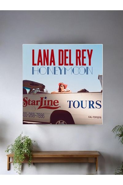Major Selection Pictură din lemn Lana Del Rey 20 x 30 cm Model 8