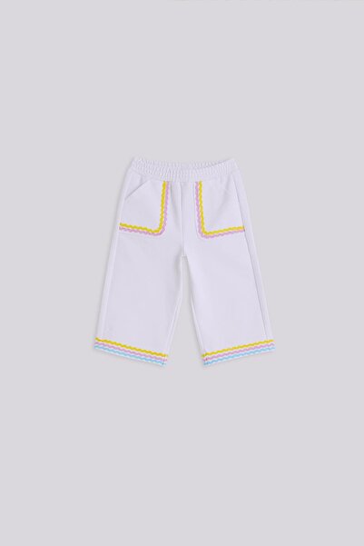 GB Baby BG Store Kız Bebek Beyaz Eşofman Altı
