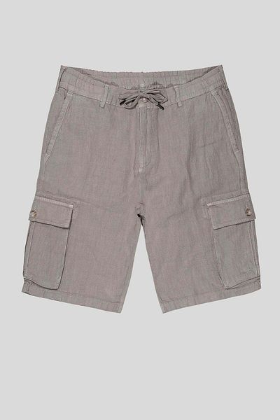 GMG FIRENZE Cargo Model 100% Linen Men's Shorts