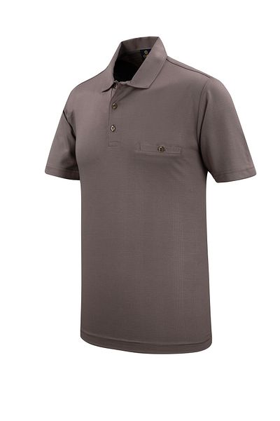 Çizgi Triko Ανδρικό μπλουζάκι Polo Neck Classic Fit με τσέπη - 5107
