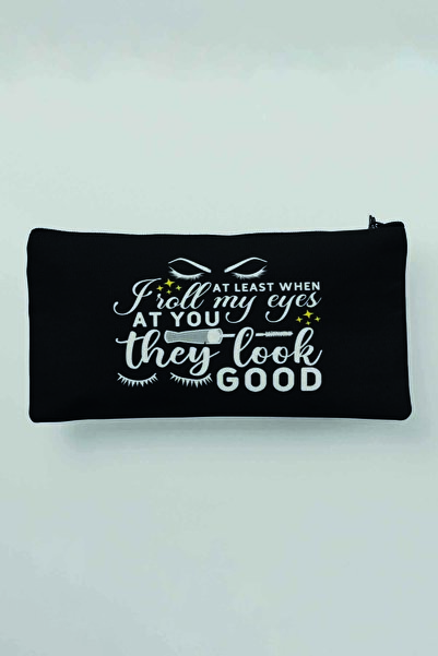 qoeuyl boutique Ігри в моїх очах: Чорна косметичка та пенал-гаманець