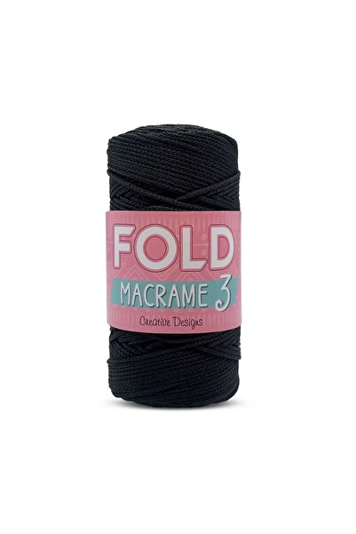 FOLD Yarn Makrome No:3 - 270 Polyester Makrome Ipi 1 Mm - 100 gr - 115 M Supl...