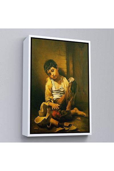 Harita Sepeti Pictor iranian Morteza Kartouzian cu cadru alb Pictură de perete pentru copii ciudati