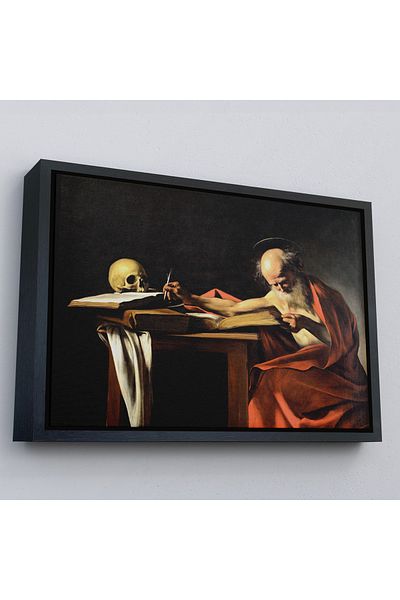 Harita Sepeti Caravaggio într-un cadru de aur - Pictură de scris Sfântul Ieremia