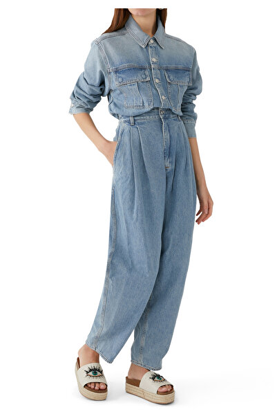 Kurt Geiger Beyaz Deri Platformlu Göz Desenli Sandalet