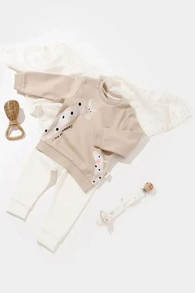 BabyCosy Zufi 100% Organic Cotton Bottom-Top Set