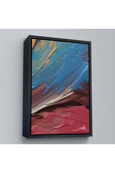 Harita Sepeti Pictură modernă cu cadru auriu cu aspect de pictură în ulei
