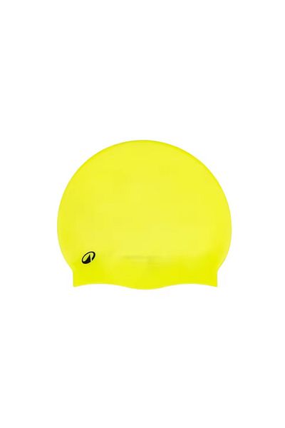Decathlon قبعة السباحة السيليكون الصفراء