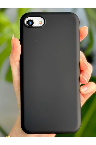 Go Aksesuar حافظة إطلاق من السيليكون المرن المقاوم للبقع مع مخمل داخلي متوافق مع هاتف Iphone 7 - 8 - SE 2020 - Se 2022