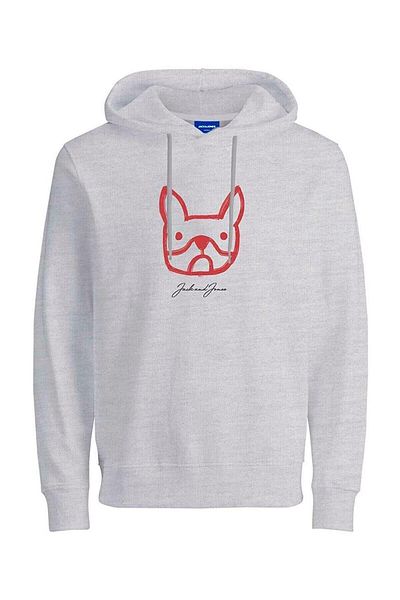 Jack & Jones Dog Print Hooded Sweatshirt